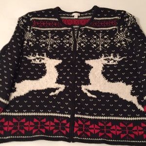 Full zip J Jill sweater